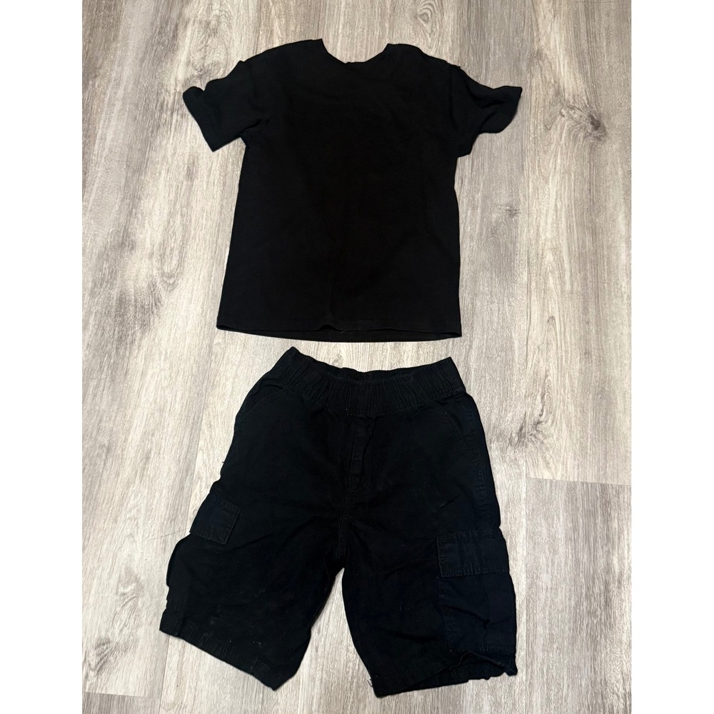Kids Boys Outfit Set‎ Wonder Nation Shirt The Childrens Place Shorts Size 7/8